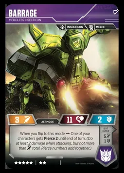 Barrage, Merciless Insecticon
