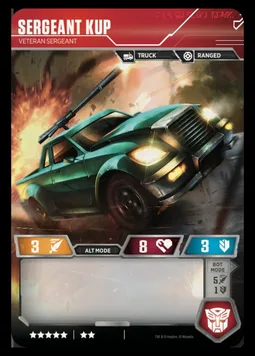 Sergeant Kup, Veteran Sergeant