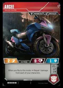 Arcee, Skilled Fighter