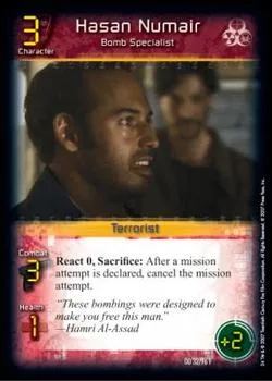 Hasan Numair - Bomb Specialist
