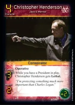 Christopher Henderson - Jack's Mentor