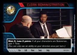 Clean Administration