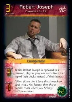Robert Joseph - Consultant for BXJ