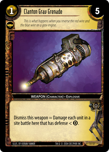 Clanton Grav Grenade