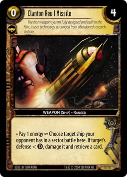 Clanton Rev I Missile