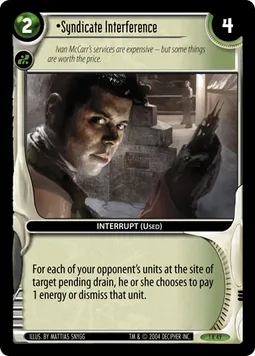 Syndicate Interference