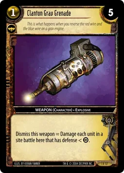 Clanton Grav Grenade