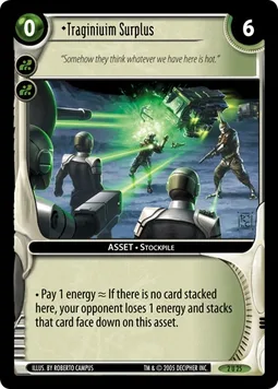 Traginium Surplus