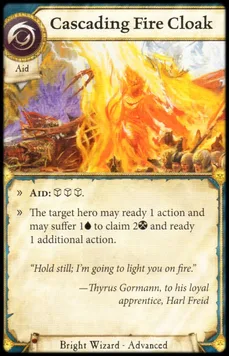 Cascading Fire Cloak