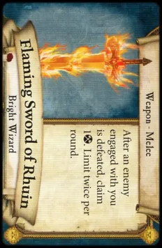 Flaming Sword of Rhuin