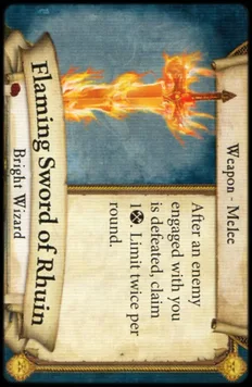 Flaming Sword of Rhuin