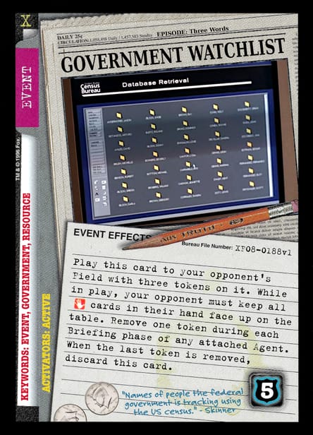Government Watchlist