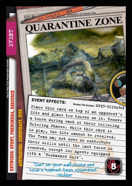 Quarantine Zone
