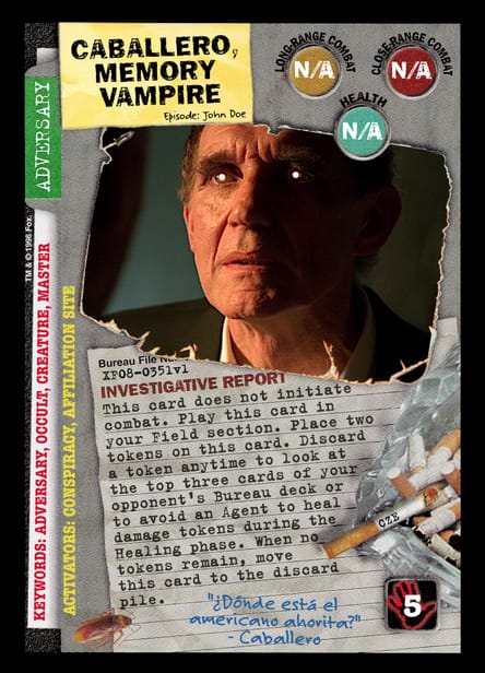 Caballero, Memory Vampire