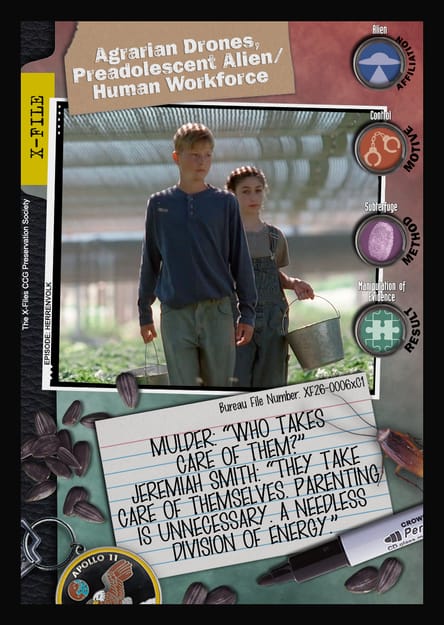 Agrarian Drones (Preadolescent Alien/Human Workforce)