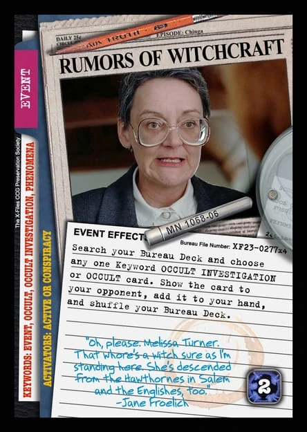 Rumors of Witchcraft