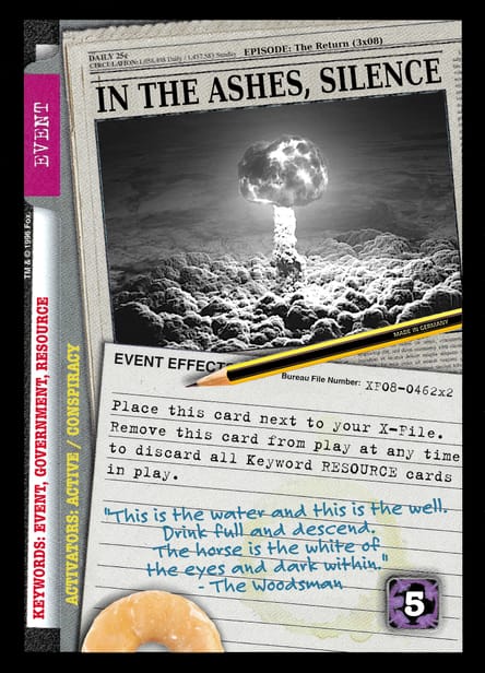 In the Ashes, Silence