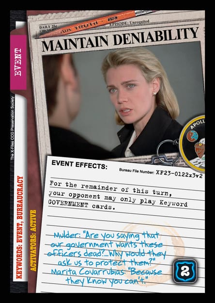Maintain Deniability