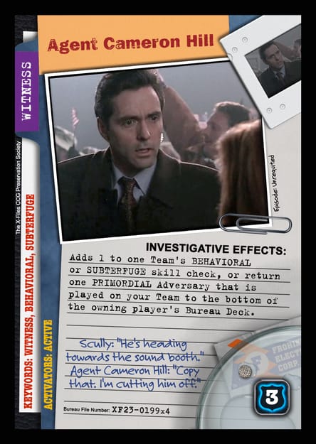 Agent Cameron Hill