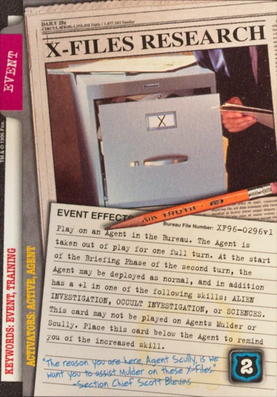 X-FILES RESEARCH