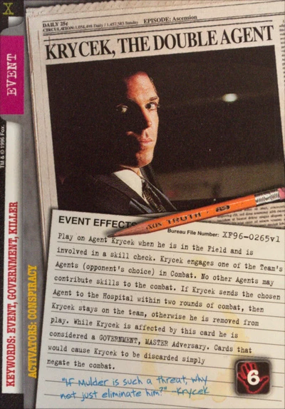 KRYCEK, THE DOUBLE AGENT