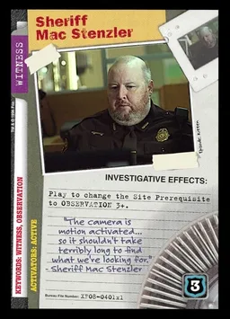 Sheriff Mac Stenzler