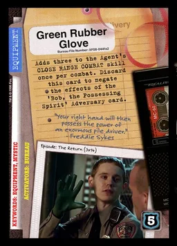 Green Rubber Glove