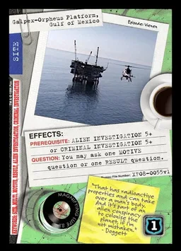 Galpex-Orpheus Platform, Gulf of Mexico