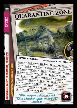 Quarantine Zone