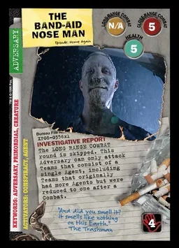 The Band-Aid Nose Man
