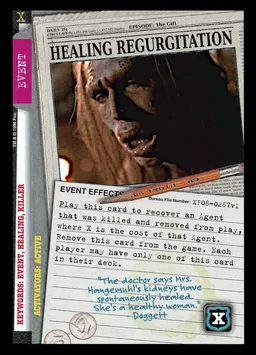 Healing Regurgitation