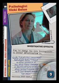 Pathologist Vicki Belon
