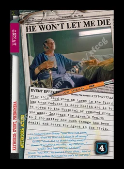 He Won't Let Me Die