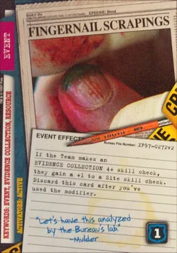 FINGERNAIL SCRAPINGS