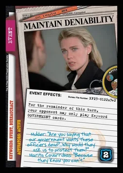 Maintain Deniability
