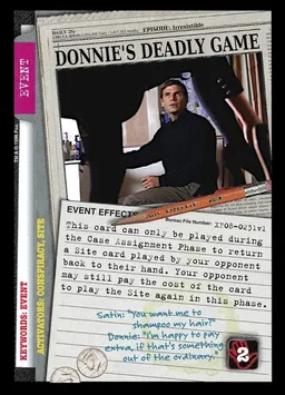 Donnie's Deadly Game