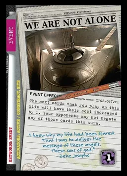 We Are Not Alone