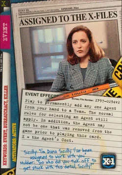 ASSIGNED TO THE X-FILES