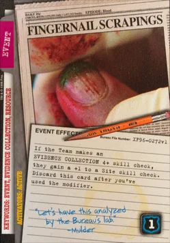 FINGERNAIL SCRAPINGS