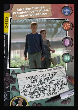 Agrarian Drones (Preadolescent Alien/Human Workforce)
