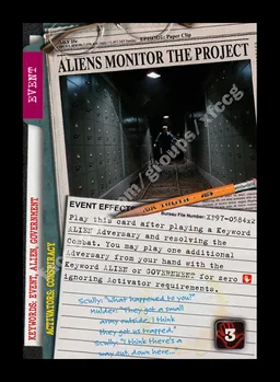 Aliens Monitor the Project
