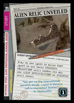 Alien Relic Unveiled