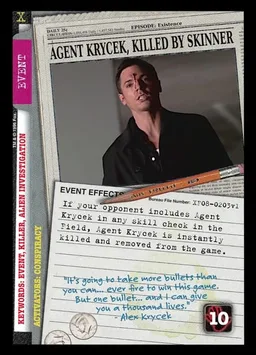Agent Krycek, Killed by Skinner