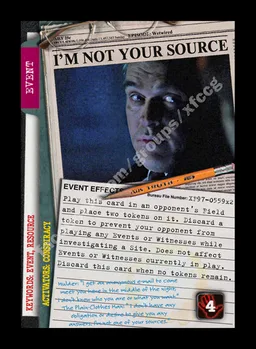 I'm Not Your Source