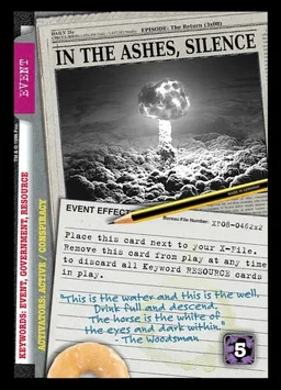 In the Ashes, Silence