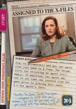 ASSIGNED TO THE X-FILES