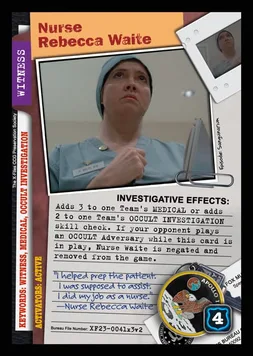 Nurse Rebecca Waite