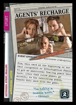 Agents' Recharge