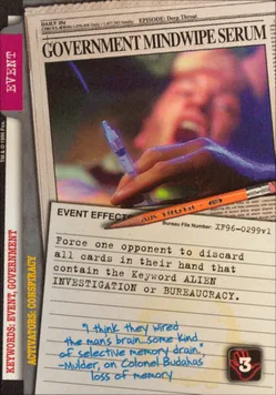 GOVERNMENT MINDWIPE SERUM
