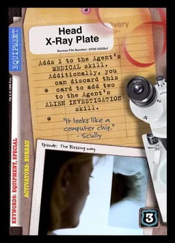 Head X-Ray Plate